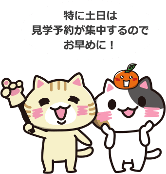 特に土日は集中しやすいのでお早めに！